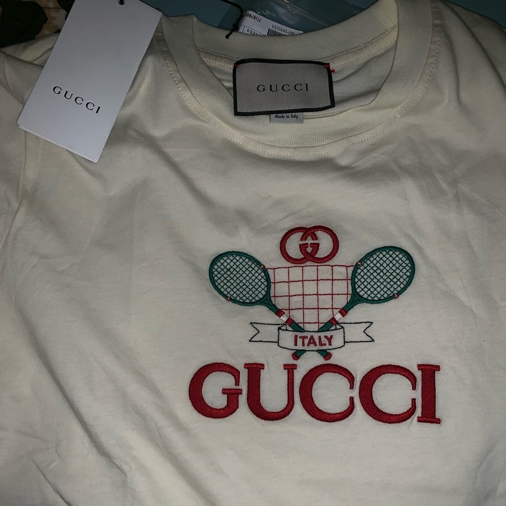 Gucci tennis racket shirt